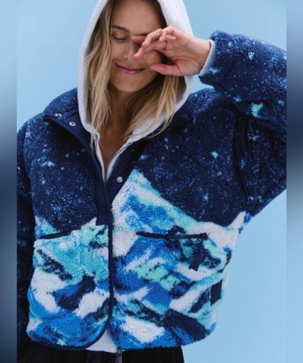 Medium | Free People | NWT | Hit The Slopes Jacket | Midnight Starry Night